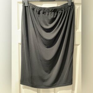 Liz Lange Black Maternity Midi Skirt